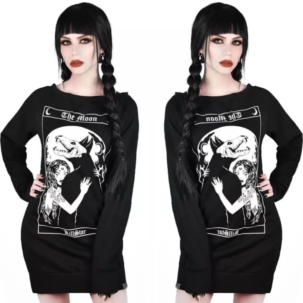 Killstar Wolf Moon Pullover Sweater 💫 HOST PICK - Picture 4 of 8